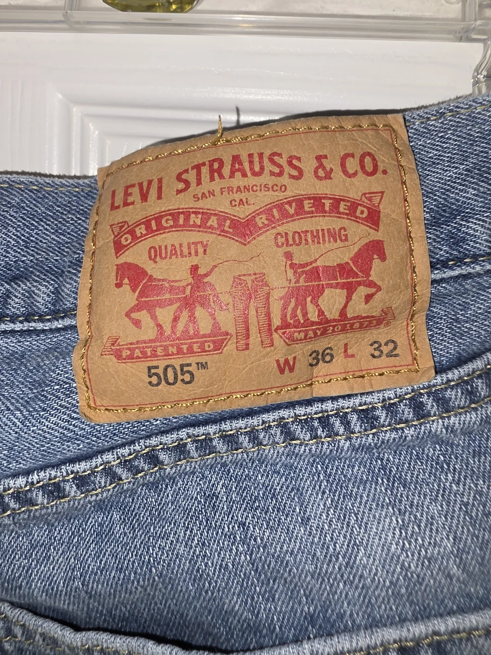 Men's Levis Light Blue Denim Jeans